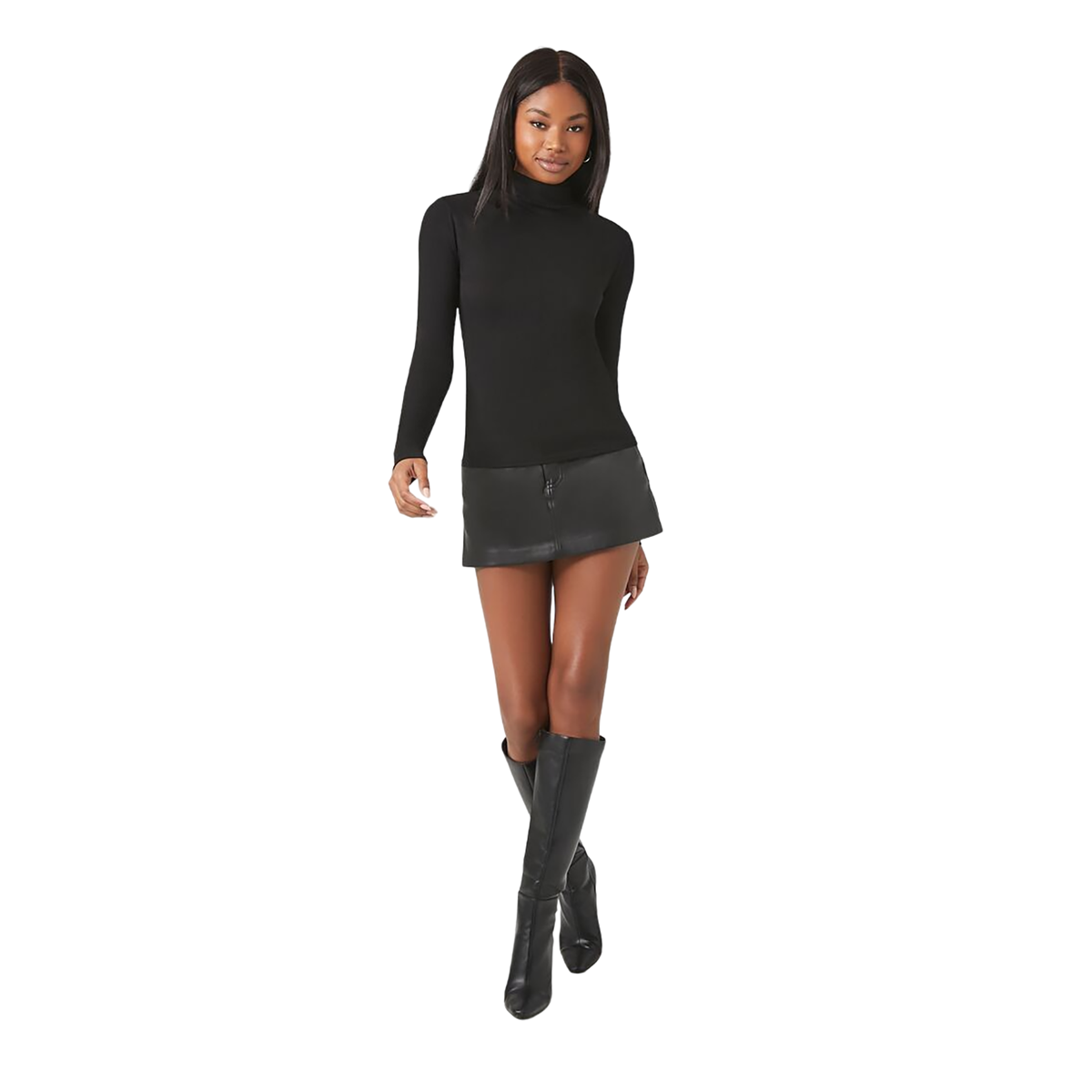 فوريفر 21 - توب بياقه مدورة - بيعت من قبل اف اي جي