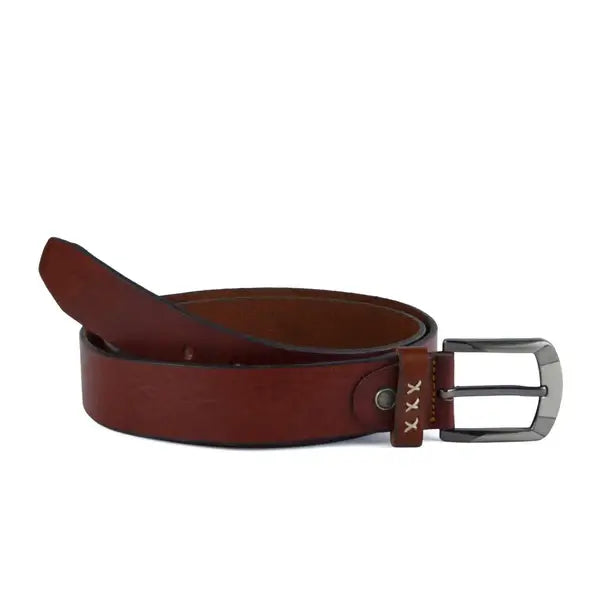 Leazus - Leather Casual belt - X3-HAVAN