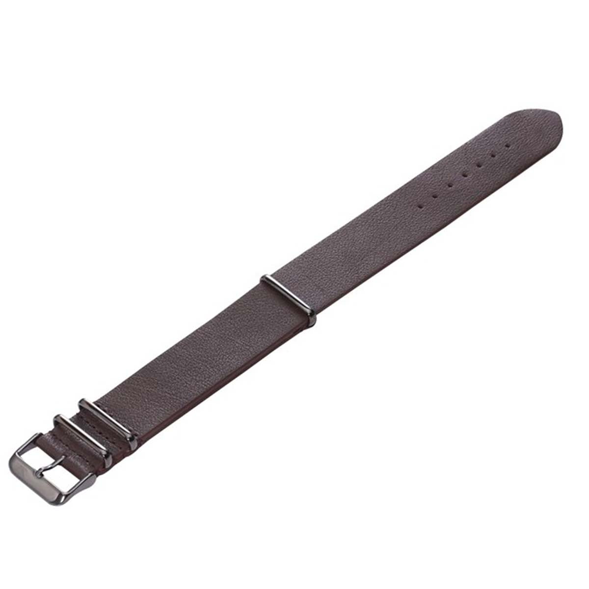 Zink Men'S Textured Genuine Leather Strap