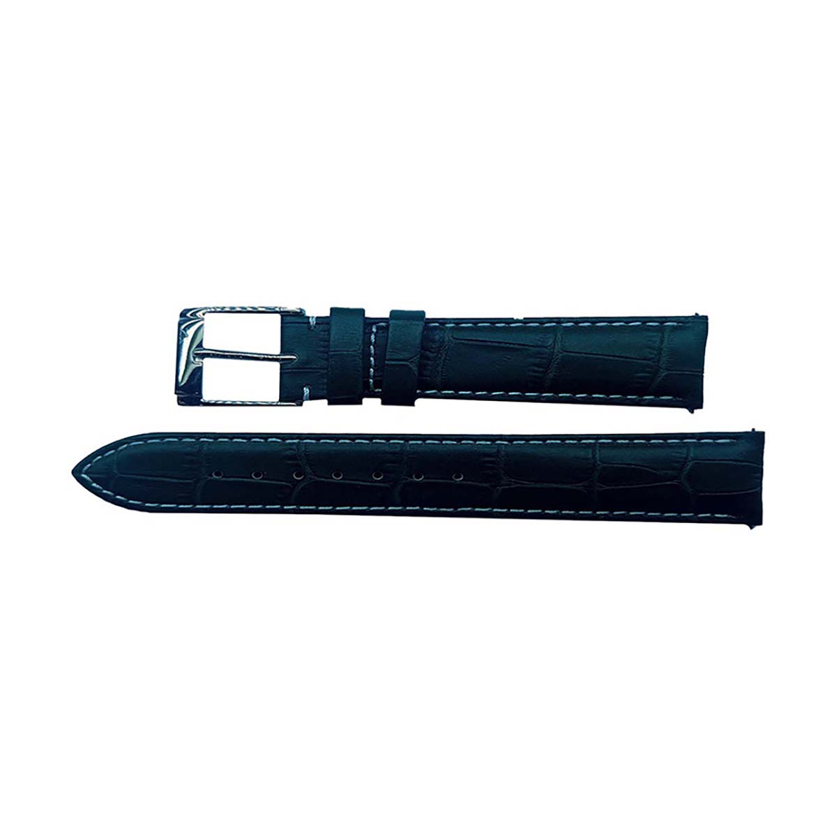 Zink Men'S Textured Genuine Leather Strap