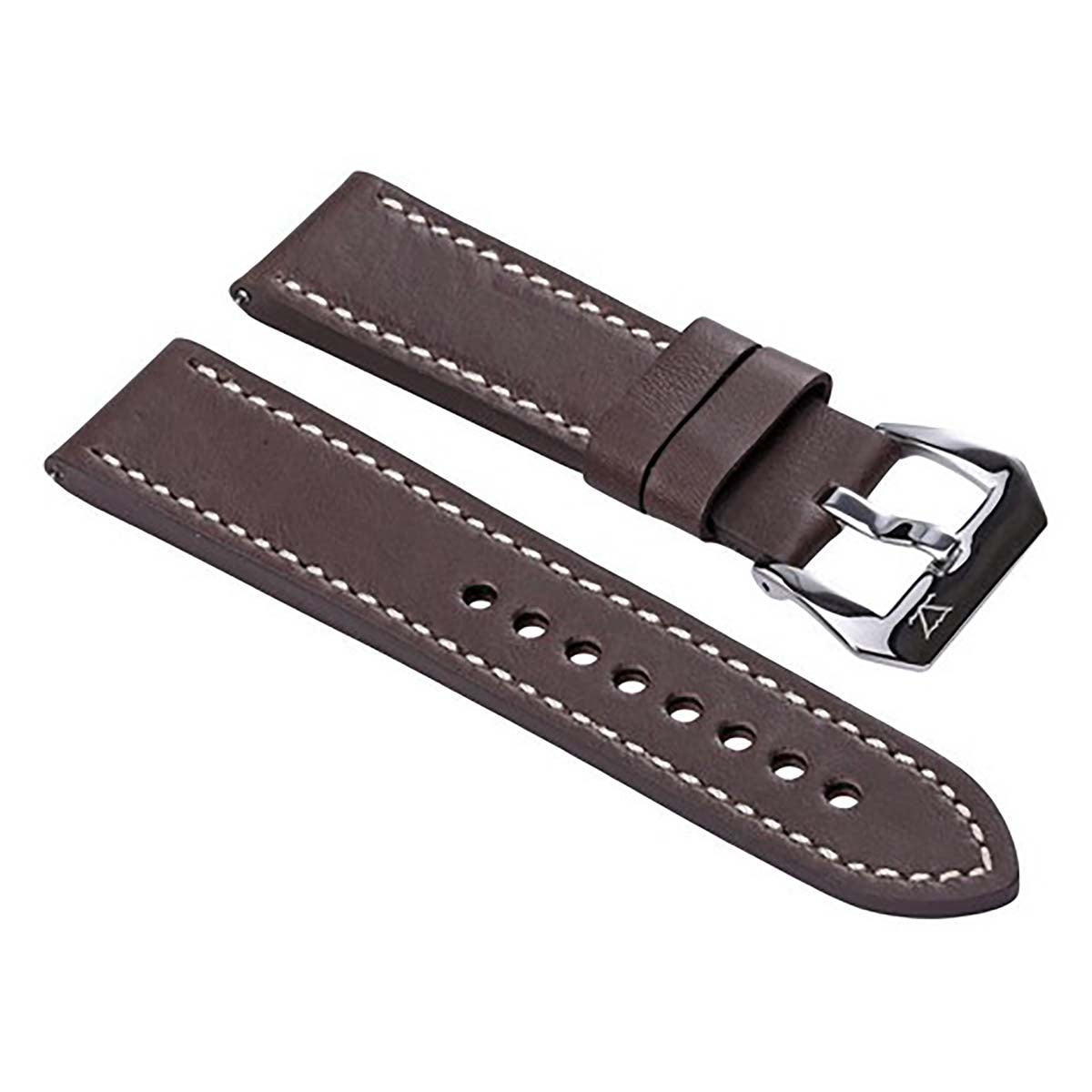 Zink Men'S Thick Genuine Leather Strap