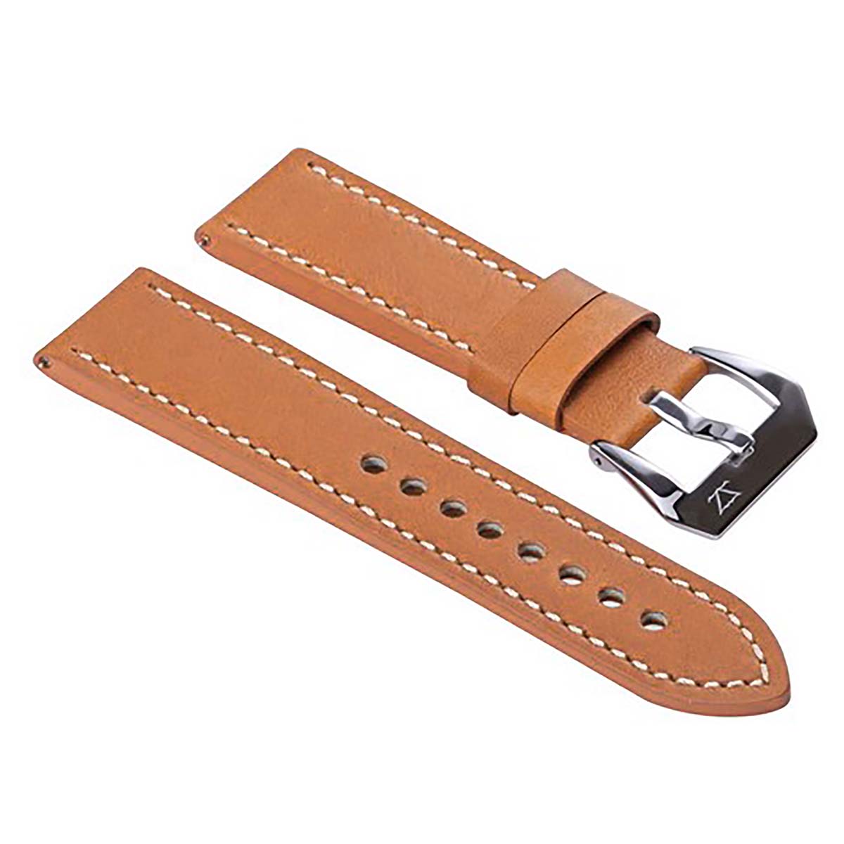 Zink Men'S Thick Genuine Leather Strap