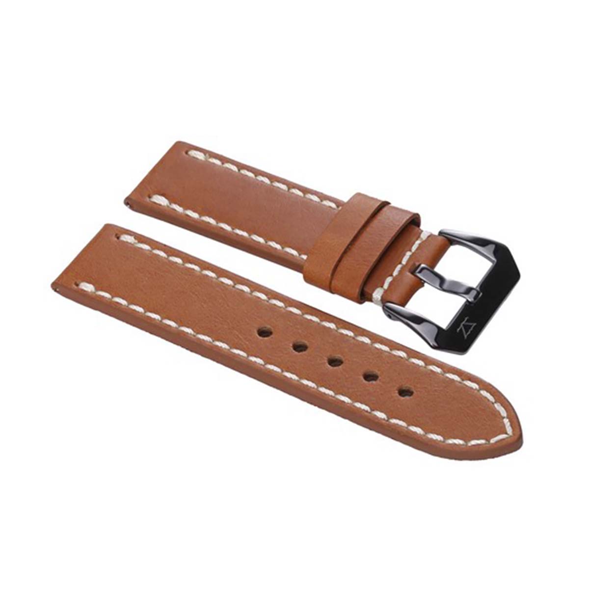 Zink Men'S Thick Genuine Leather Strap