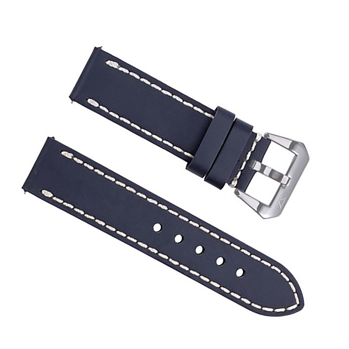 Zink Men'S Thick Genuine Leather Strap