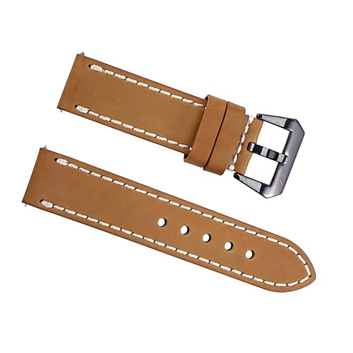 Zink Men'S Thick Genuine Leather Strap