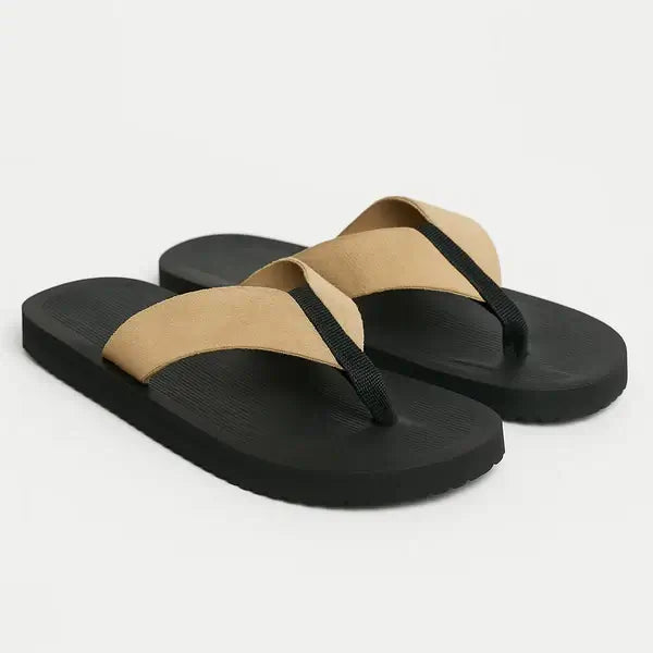 Leazus - Leather SnapToe - Beige