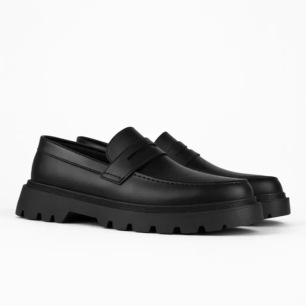 Leazus - Elite - Chunky Loafer - Black