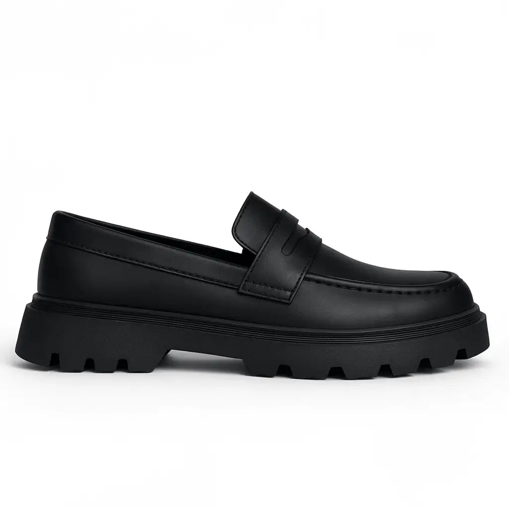 Leazus - Elite - Chunky Loafer - Black