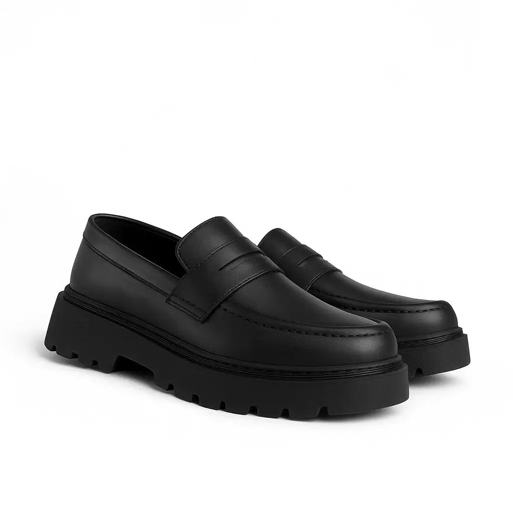 Leazus - Elite - Chunky Loafer - Black