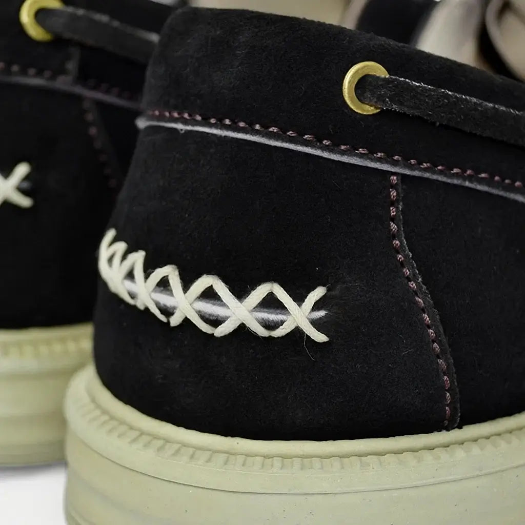 Leazus - Suede Spagu Shoes - Black