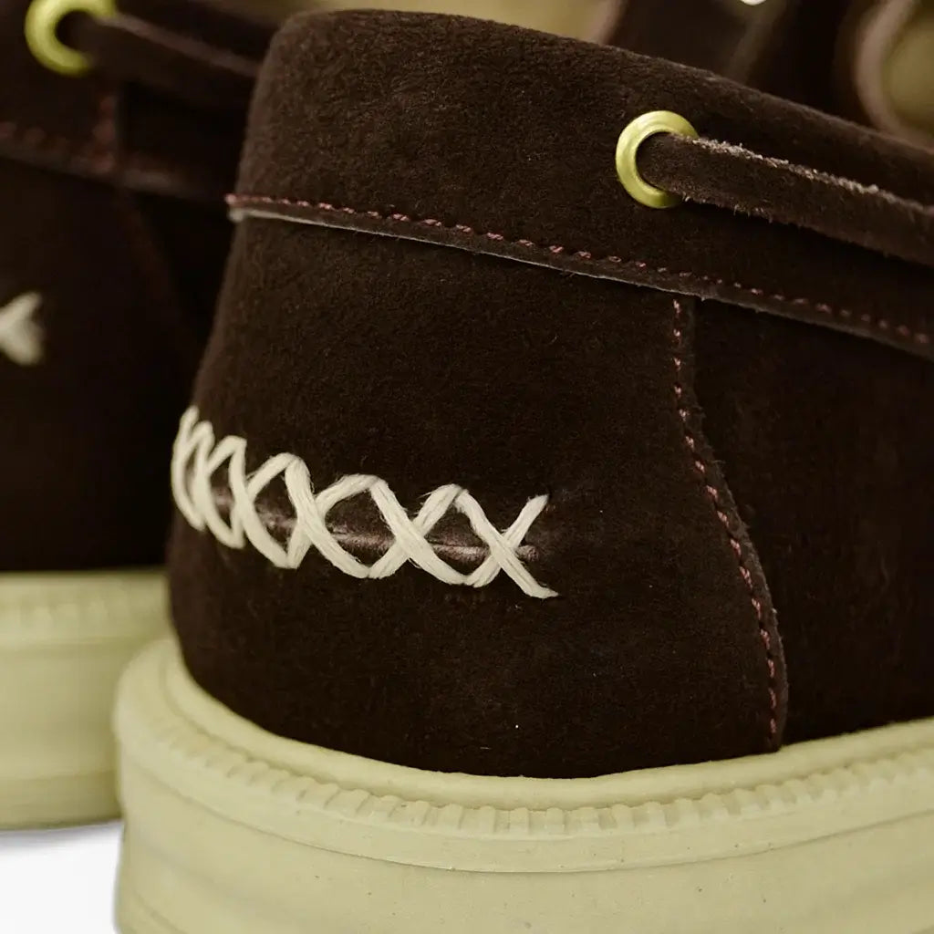 Leazus - Suede Spagu Shoes - Dark Brown