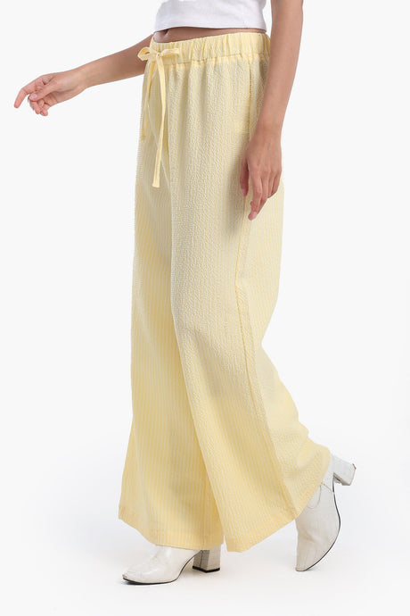 Carina - Comfy Striped Wide Leg Pants