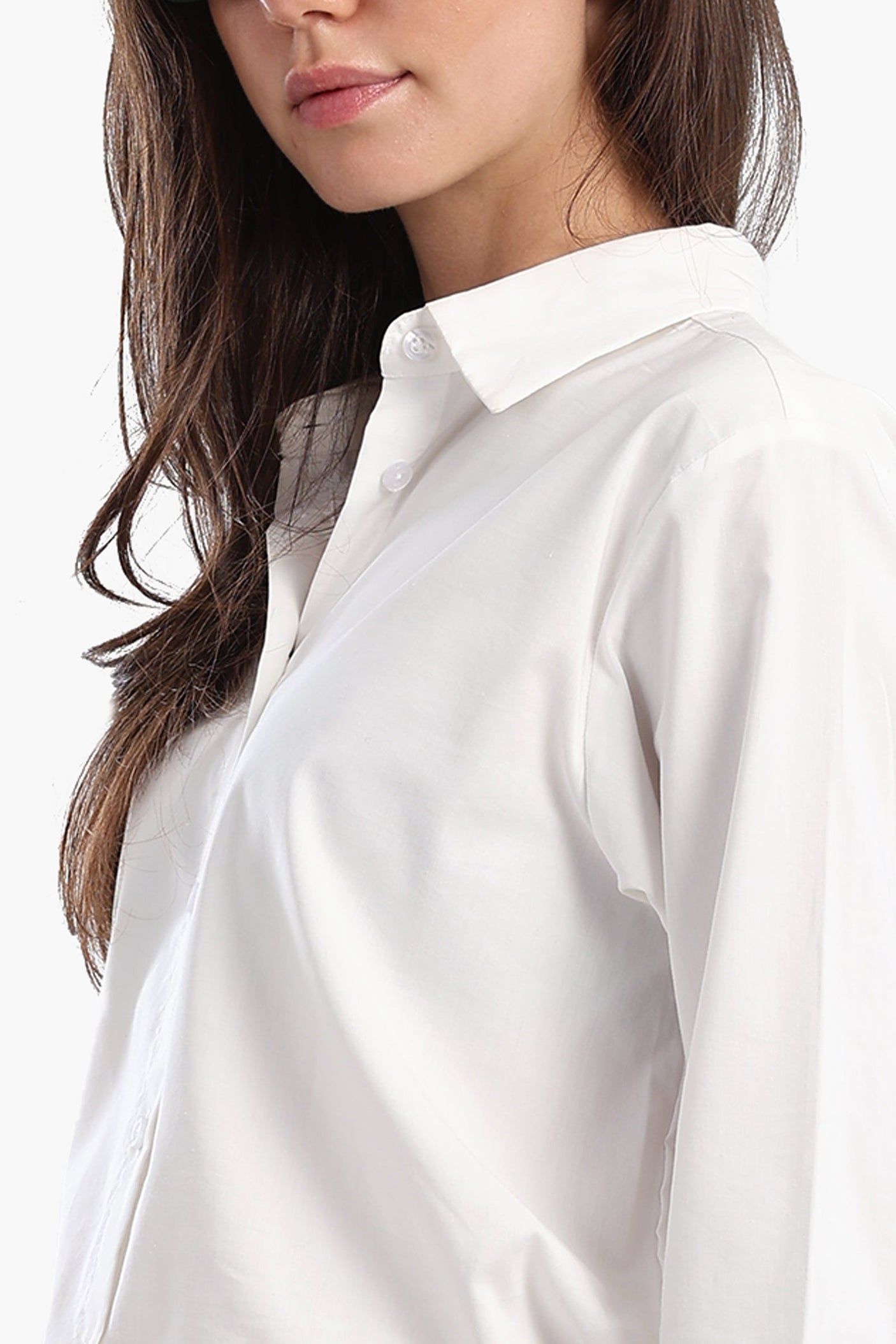 كارينا - قميص بأكمام طويلة غير متناظرة