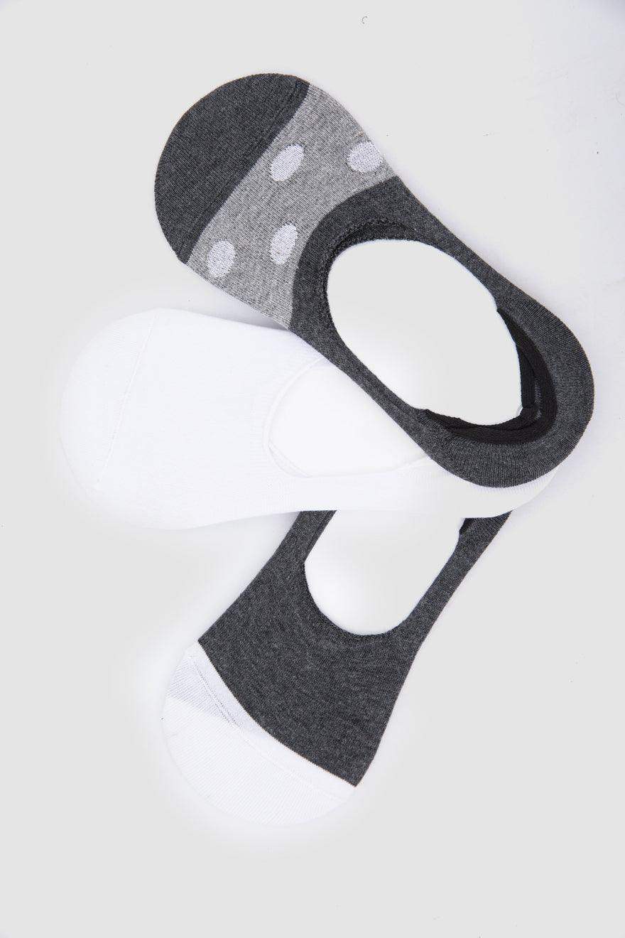 جوارب قطنية غير مرئية - 3 أزواج