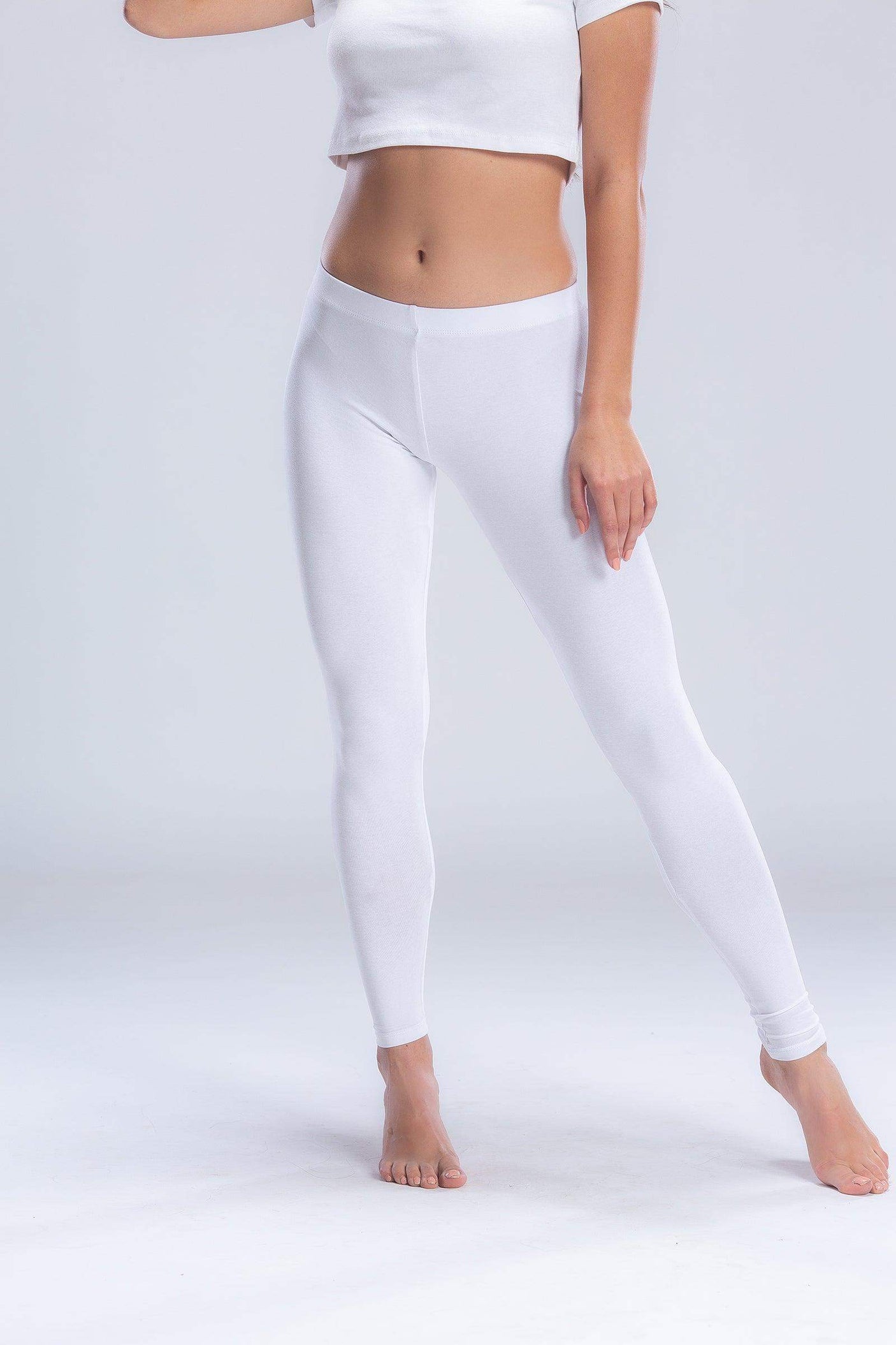 كارينا - بنطلون ليجن ضيق قطن