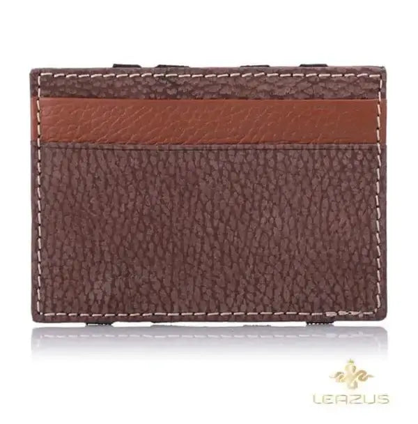 Leazus - Leather wallet - magic brown