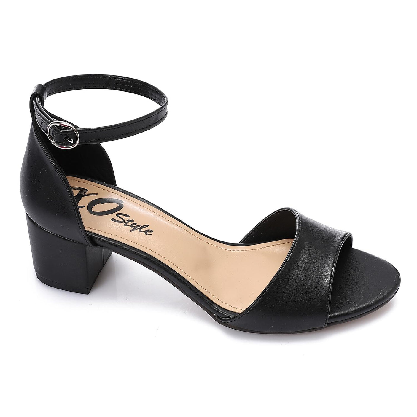 XO - Comfortable women's sandal with a wide heel - High Quality Materials