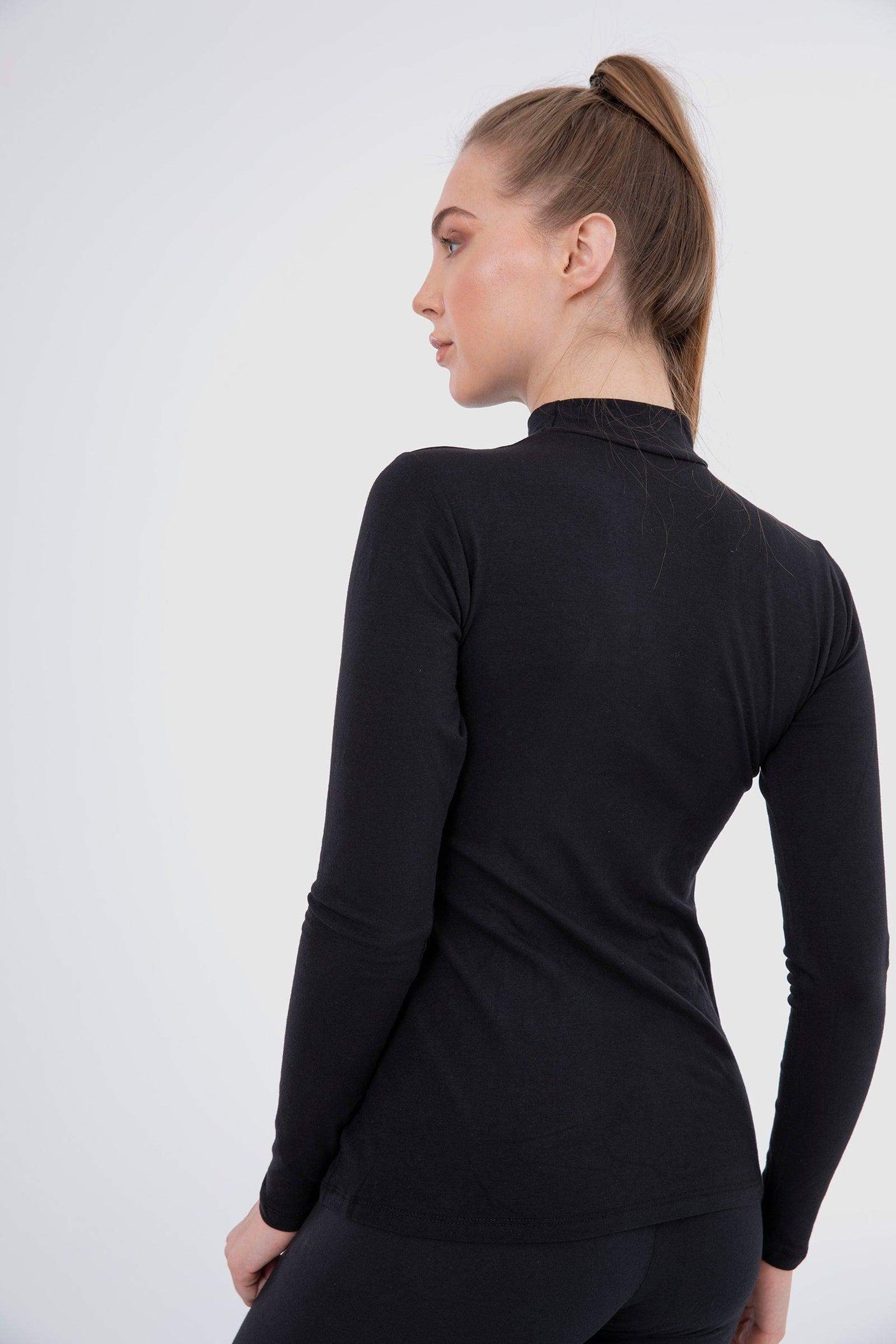 كارينا - توب برقبه عاليه للنساء