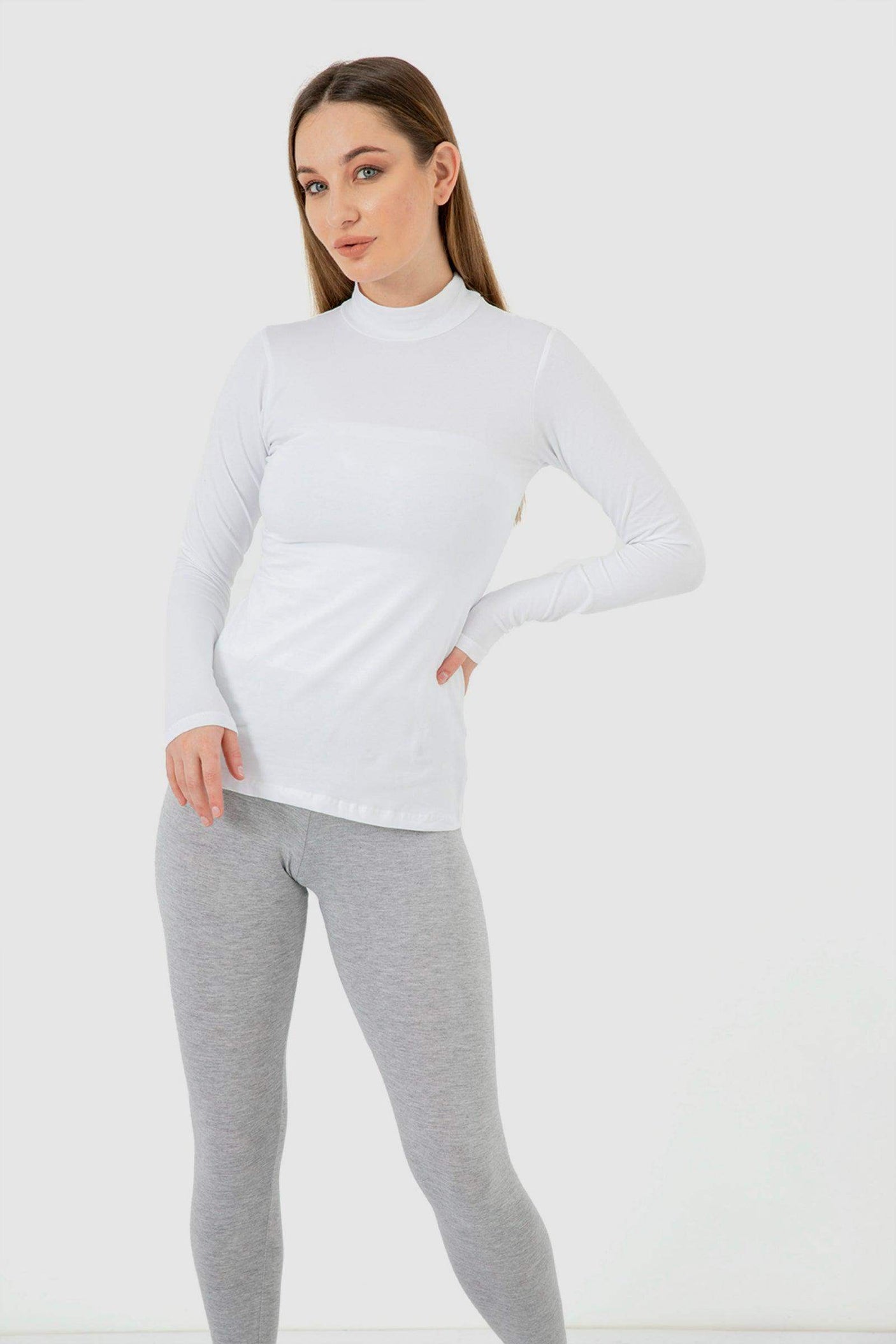 كارينا - توب برقبه عاليه للنساء