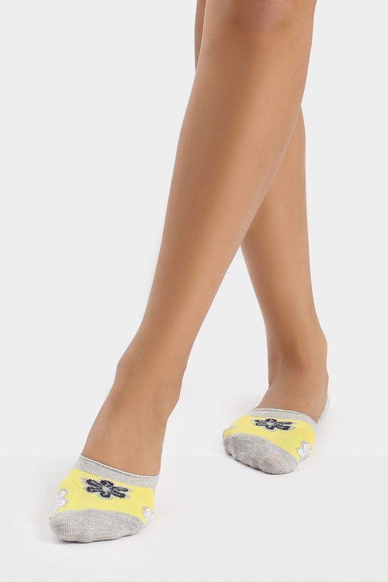 كارينا - جوارب قطنية غير مرئية (3 أزواج) للنساء