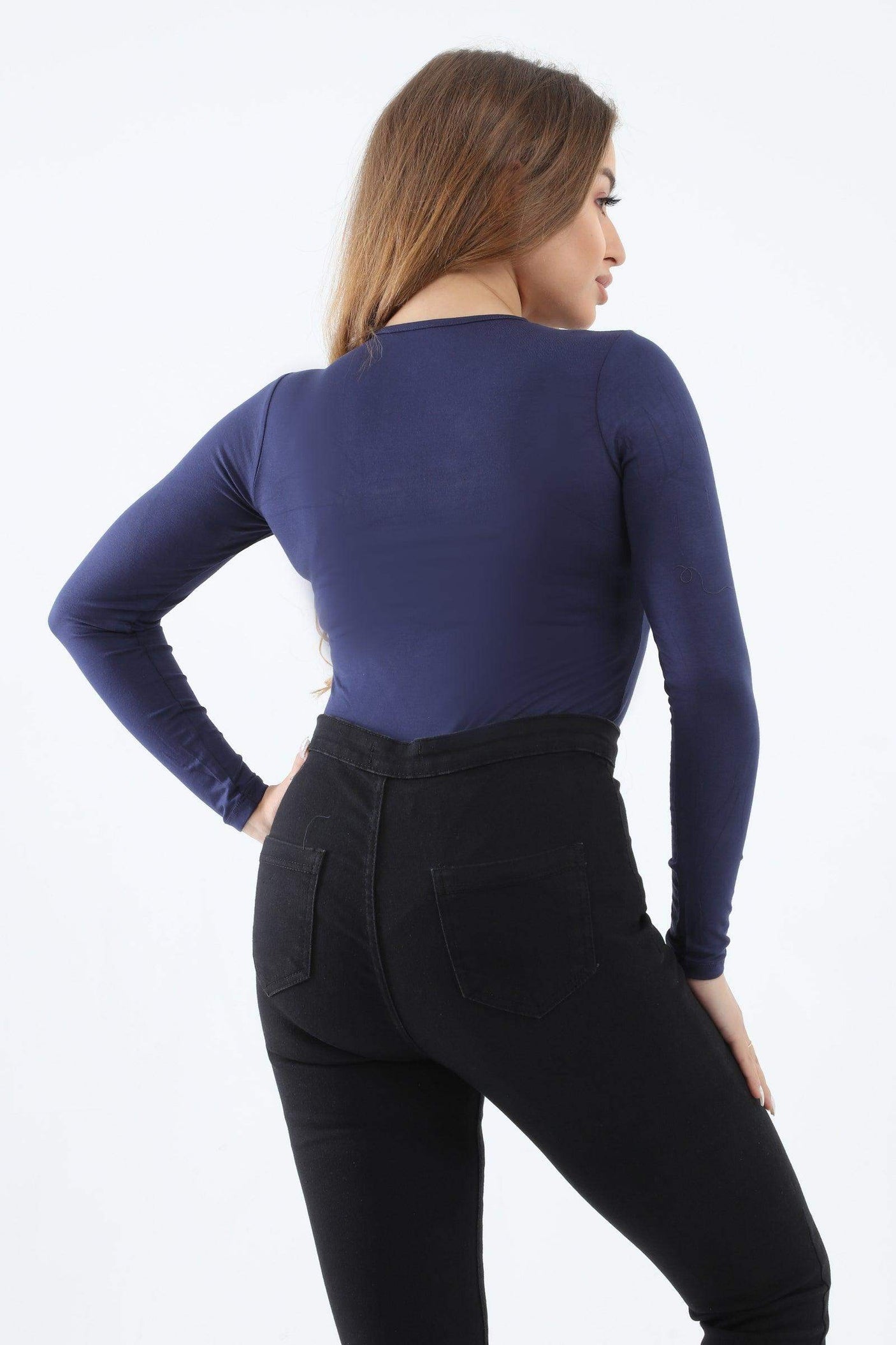 كارينا - توب فيسكوز بأكمام طويلة