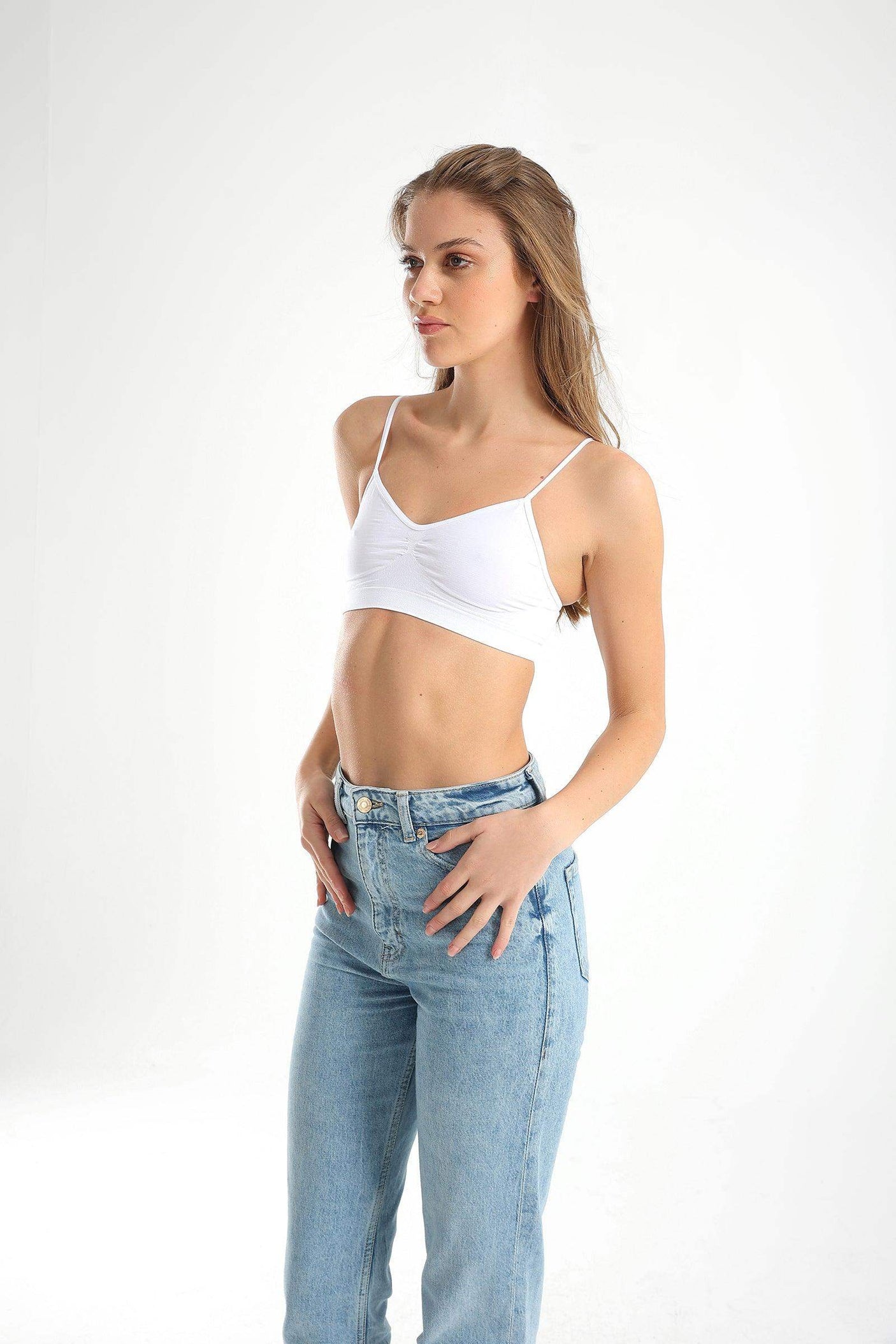 كارينا - حمالة صدر بدون خياطة من الألياف الدقيقة (عبوة من 3 قطع) للنساء