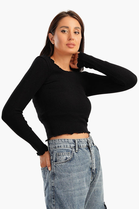 كارينا - توب أوف شولدر بحواف مكشكشة