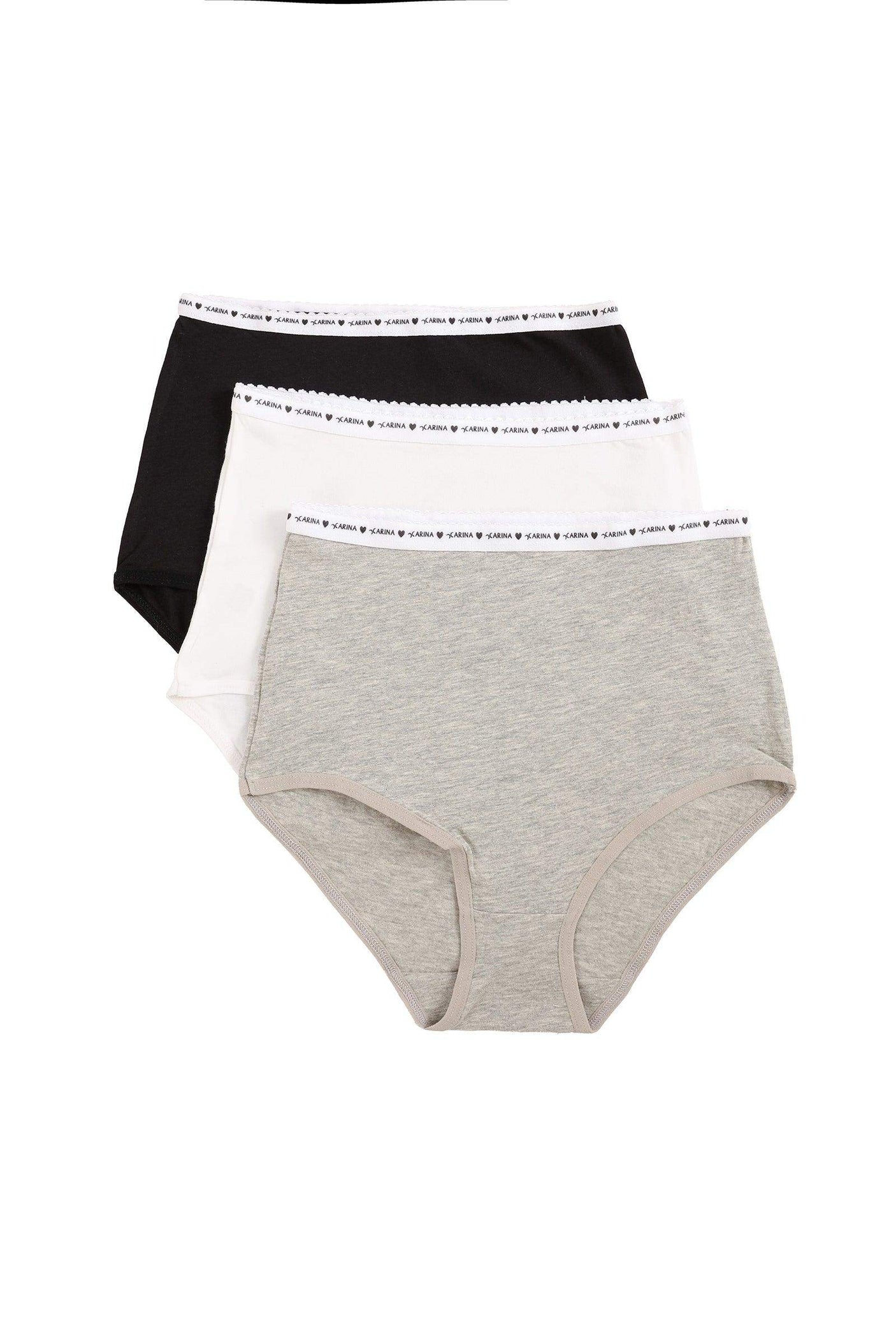 Pack of 3 Plain Full Brief