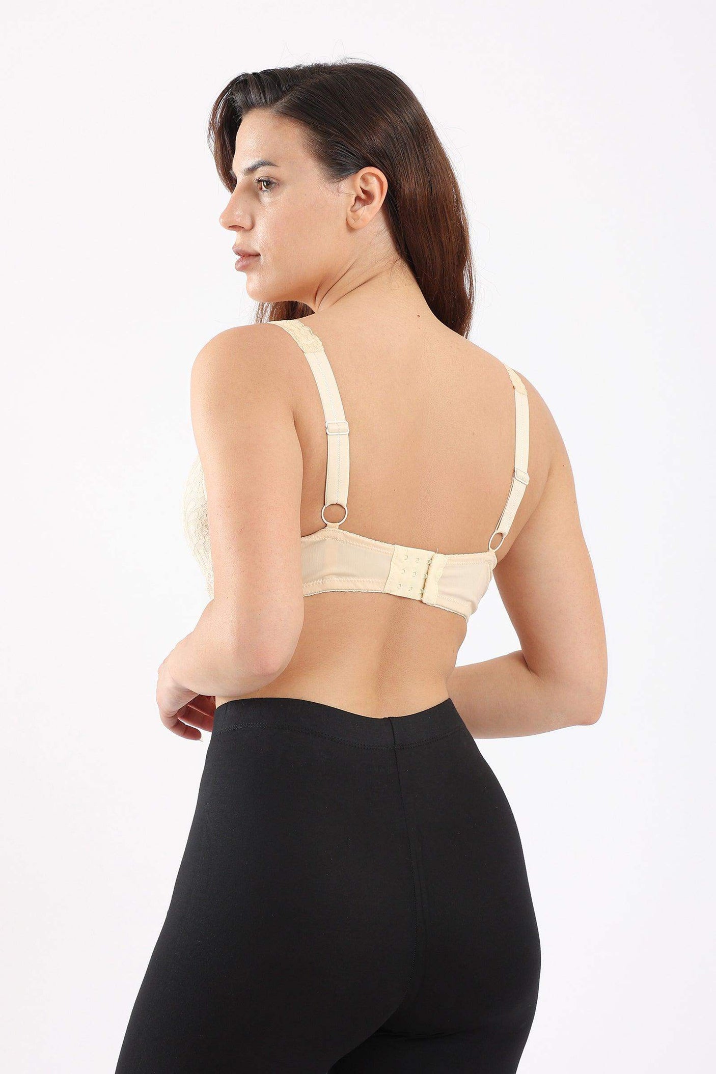 حمالة صدر مبطنة مع دانتيل