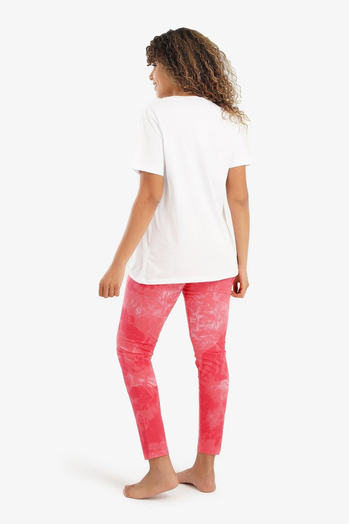 كارينا - طقم بيجامة  مع بنطال  للنساء