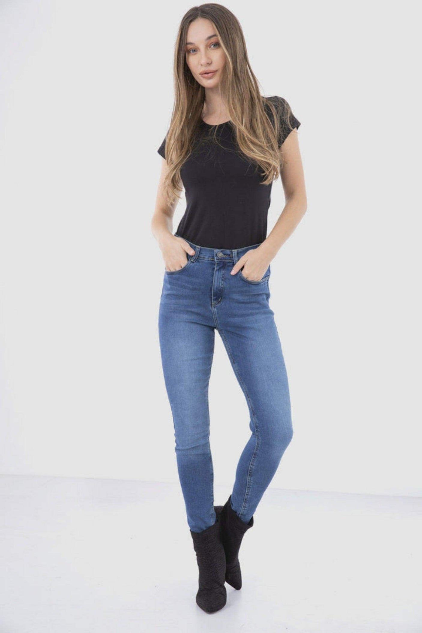 Round Neck Solid Top