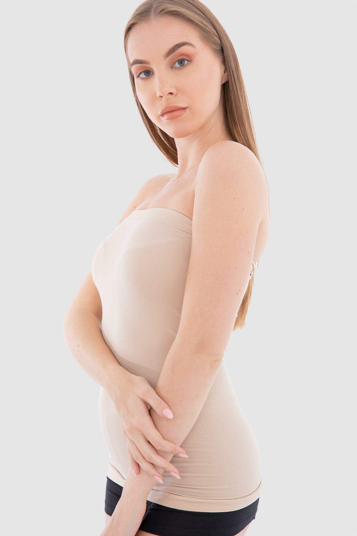 تانك توب بدون حمالات بدون درزات