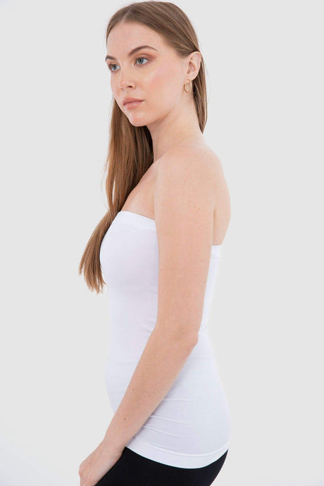 Seamless Strapless Tank Top
