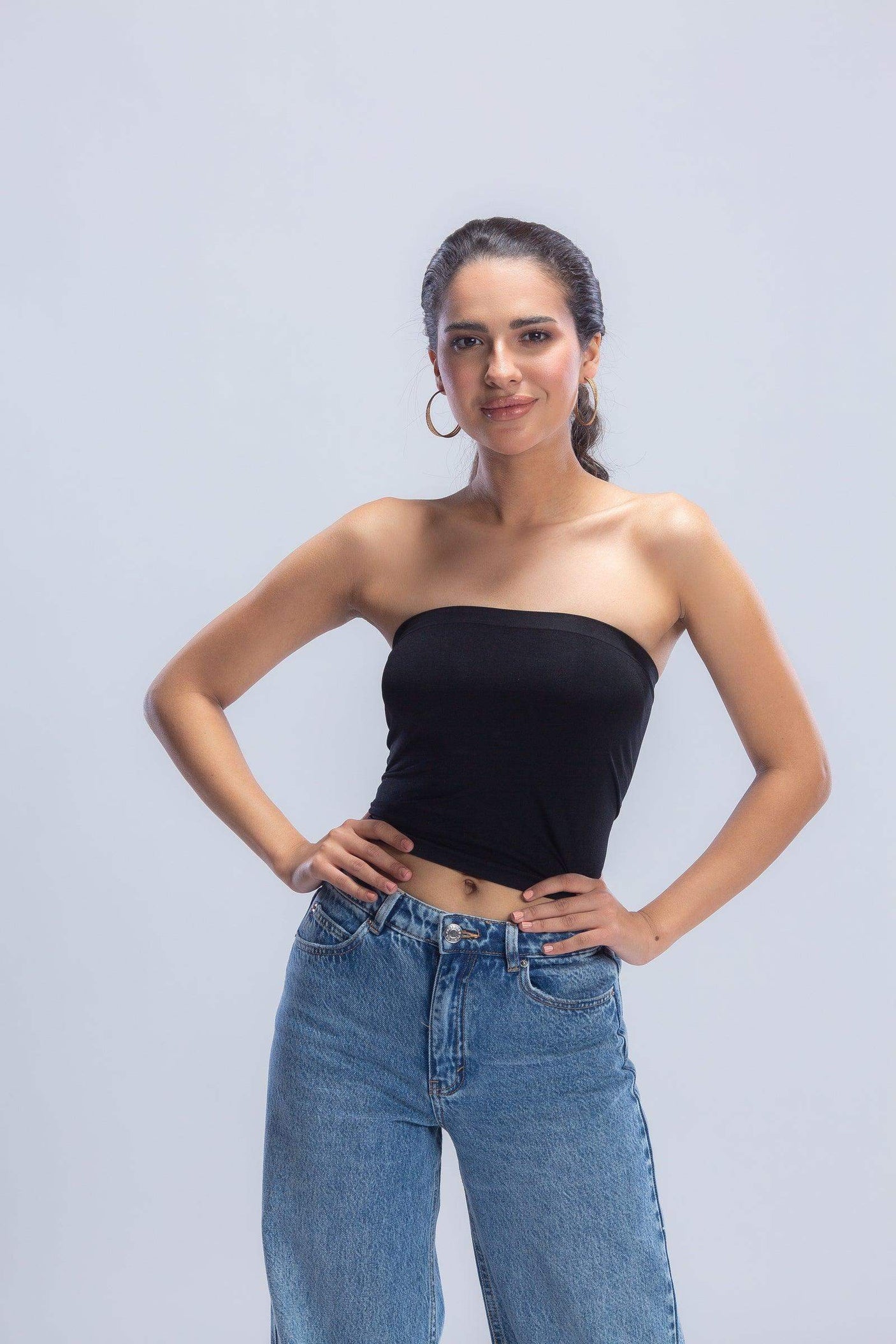 Seamless Strapless Tube Top