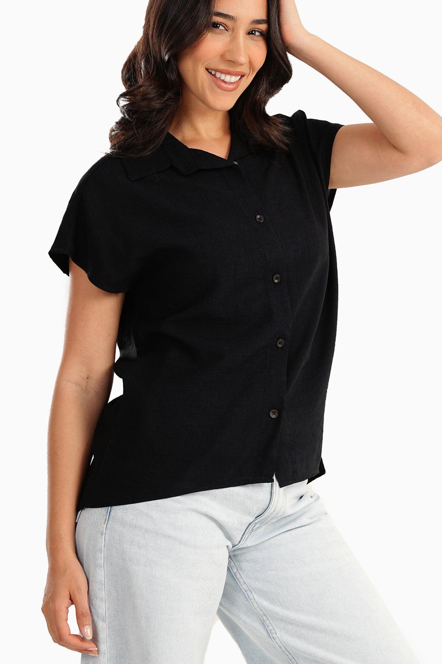 Carina - Short Sleeves Lounge Shirt