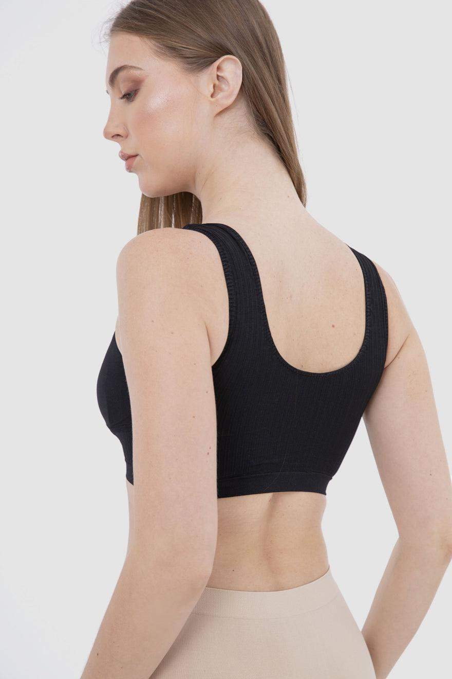 كارينا - حمالة صدر مضلعة ناعمة للنساء