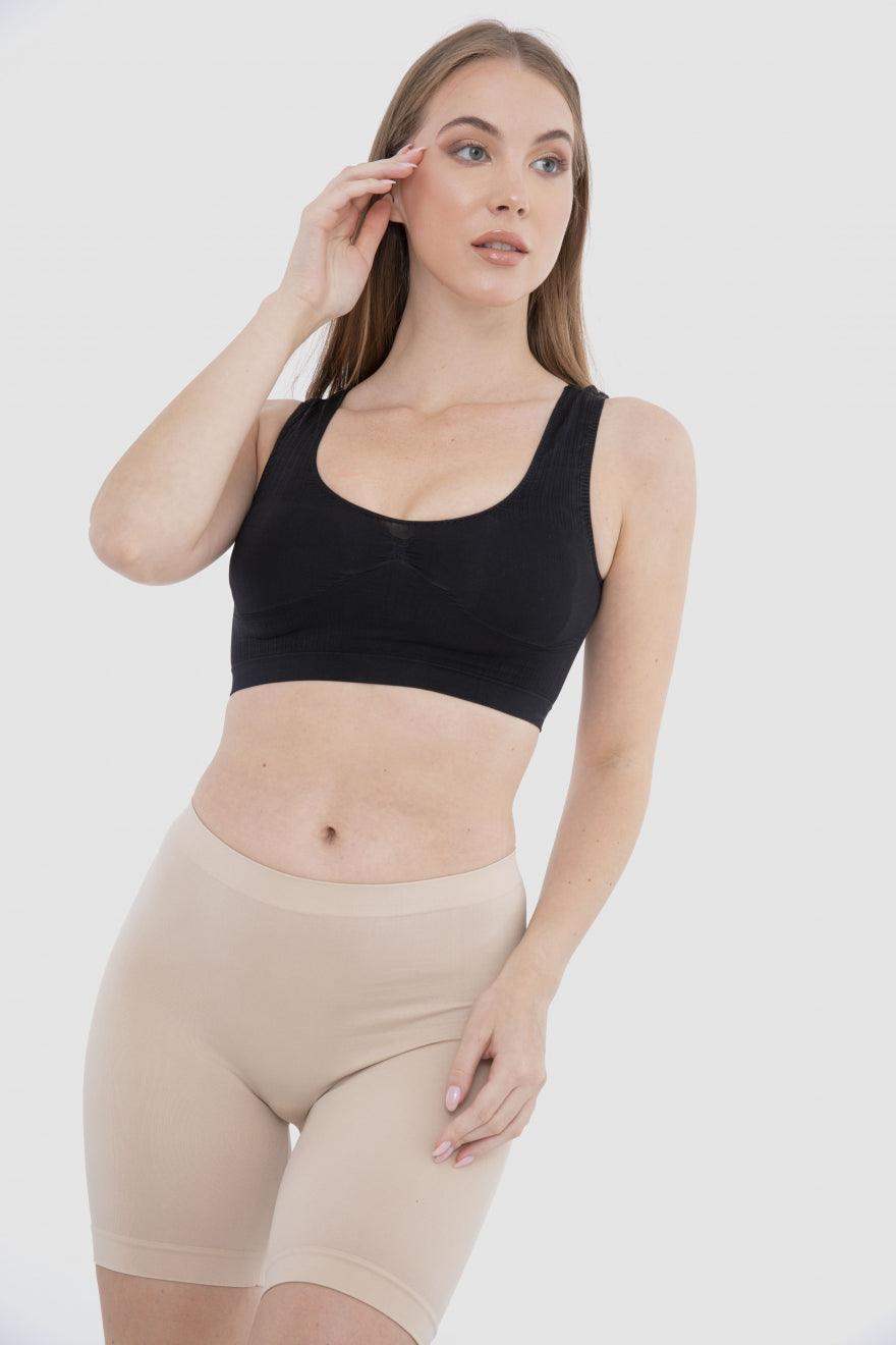 كارينا - حمالة صدر مضلعة ناعمة للنساء