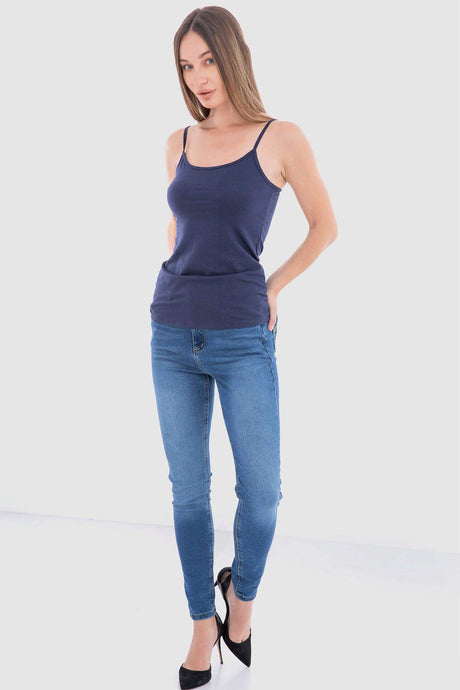 Spaghetti Straps Plain Tank Top