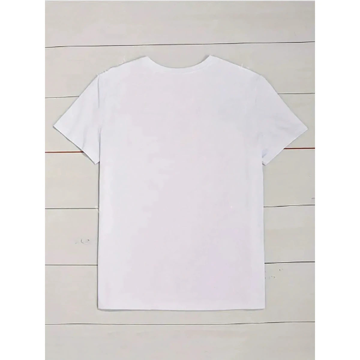 Shein - Round neck shirt with geometric designs