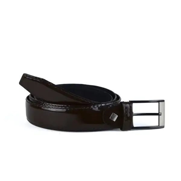 Leazus - Leather classic belt - SS-122 BROWN