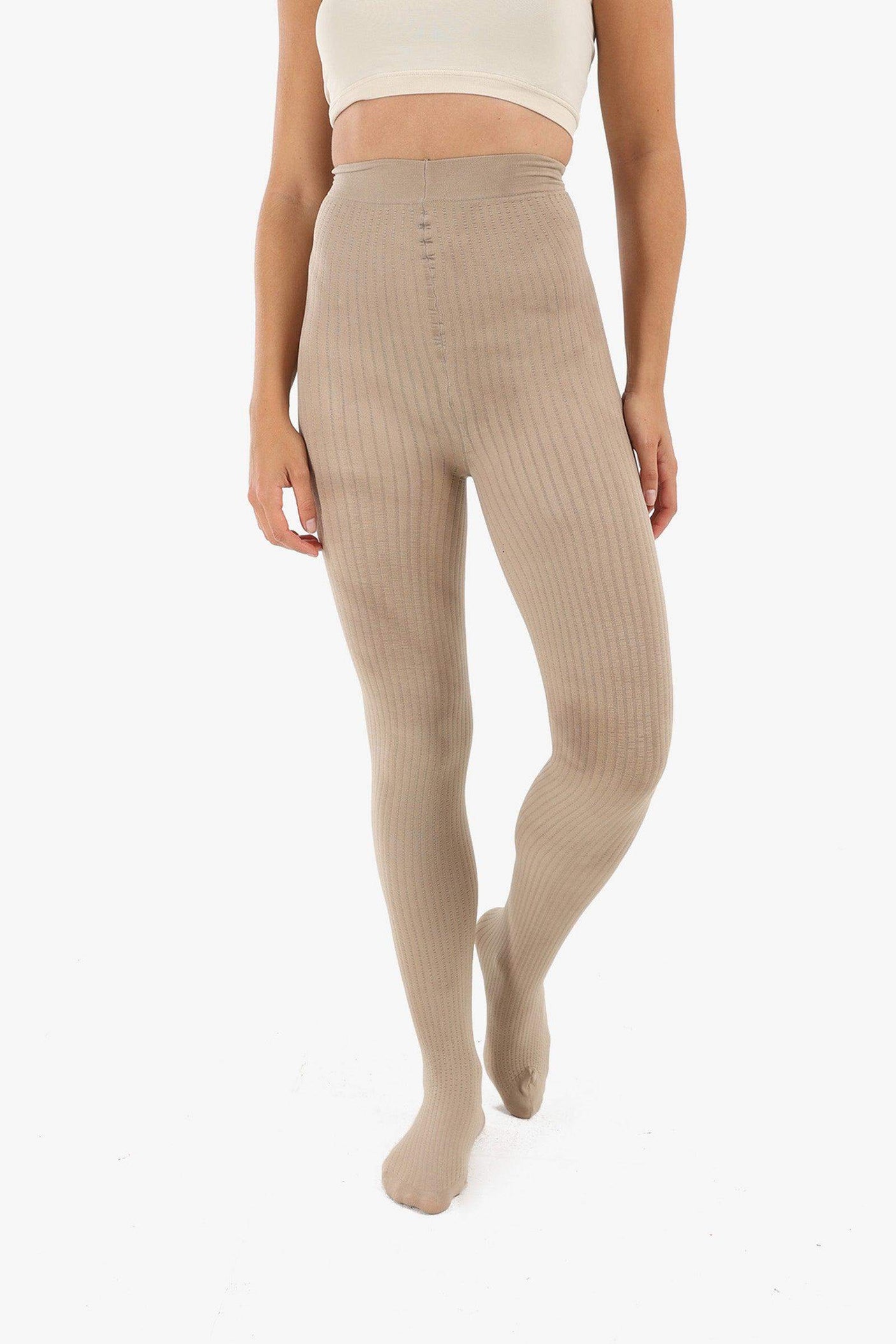 كارينا - جوارب طويلة متعرجة دافئة  للنساء