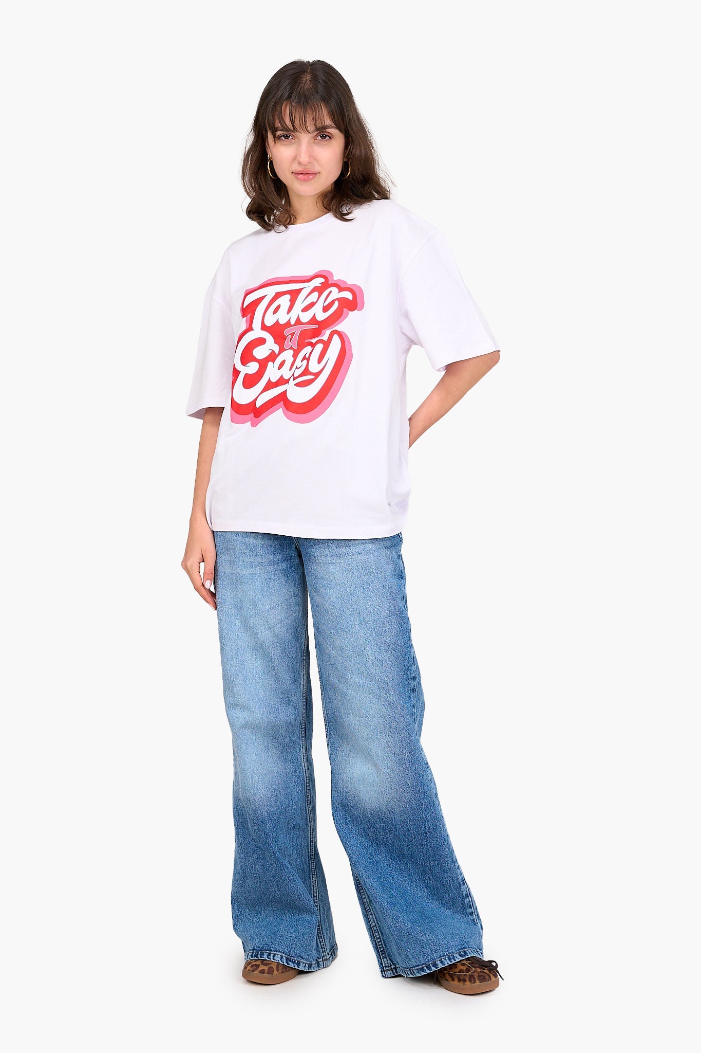 Clue - "Take It Easy" Printed T-Shirt