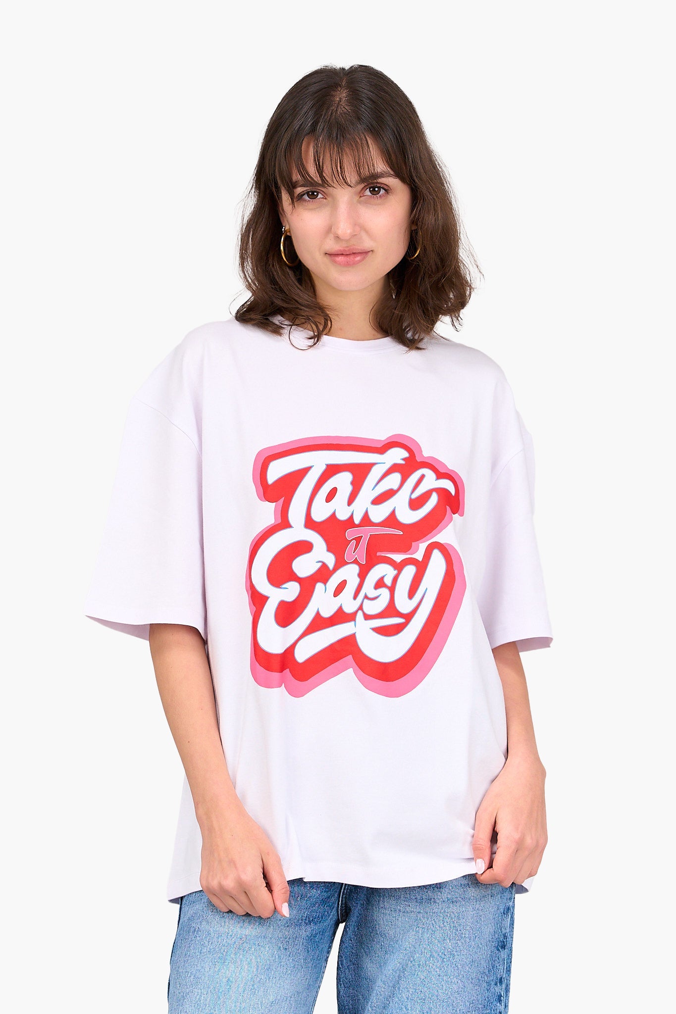 Clue - "Take It Easy" Printed T-Shirt