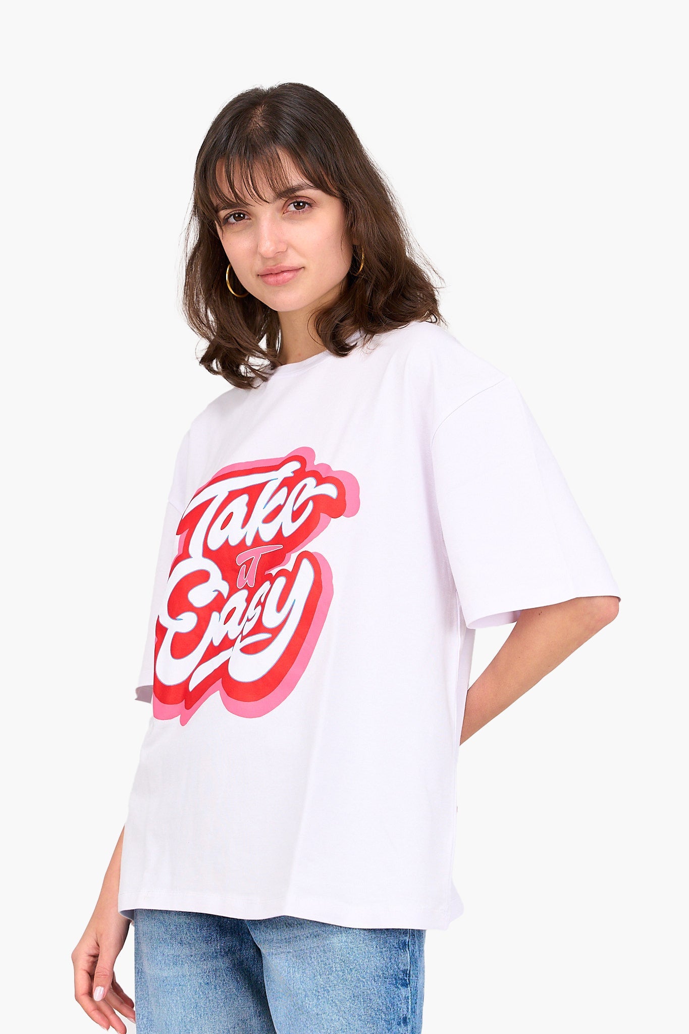 Clue - "Take It Easy" Printed T-Shirt