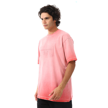 White Rabbit -†Gradient Pink Prominent T-Shirt