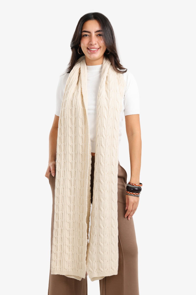 Carina - Braided Pattern Scarf