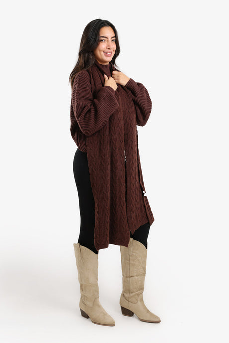 Carina - Braided Pattern Scarf