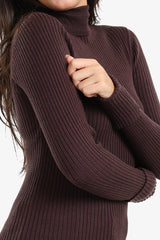 Carina - Ribbed Turtleneck Pullover