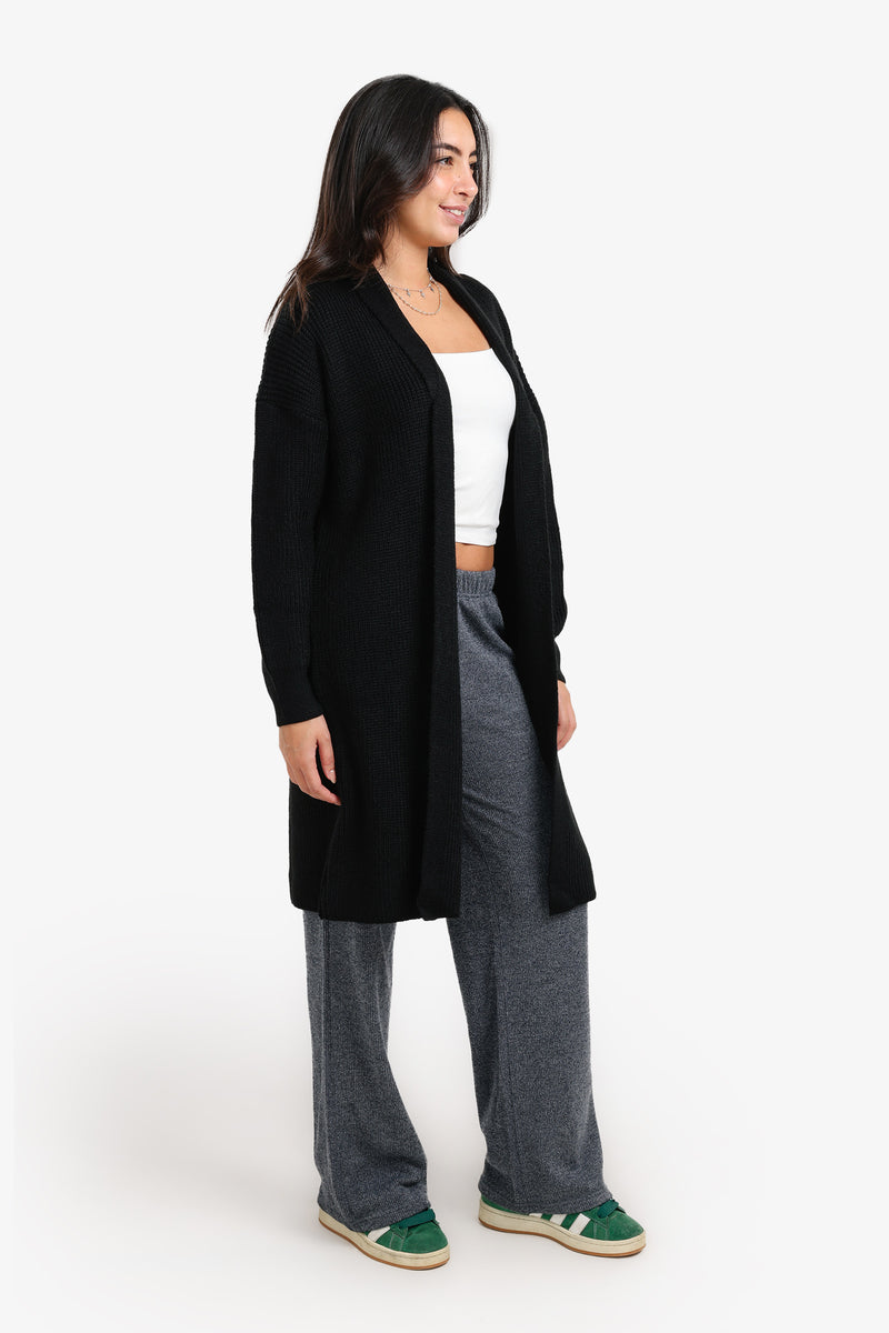 Carina - Relaxed Knee-Length Cardigan