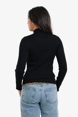 Carina - Ribbed Turtleneck Pullover